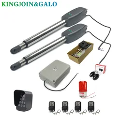 Actionneur linéaire pour ouvre porte automatique de CC 24V AC 220V, engrenage à vis sans fin, (cellules photoélectriques, lampe, bouton, gsm, clavier en option) 