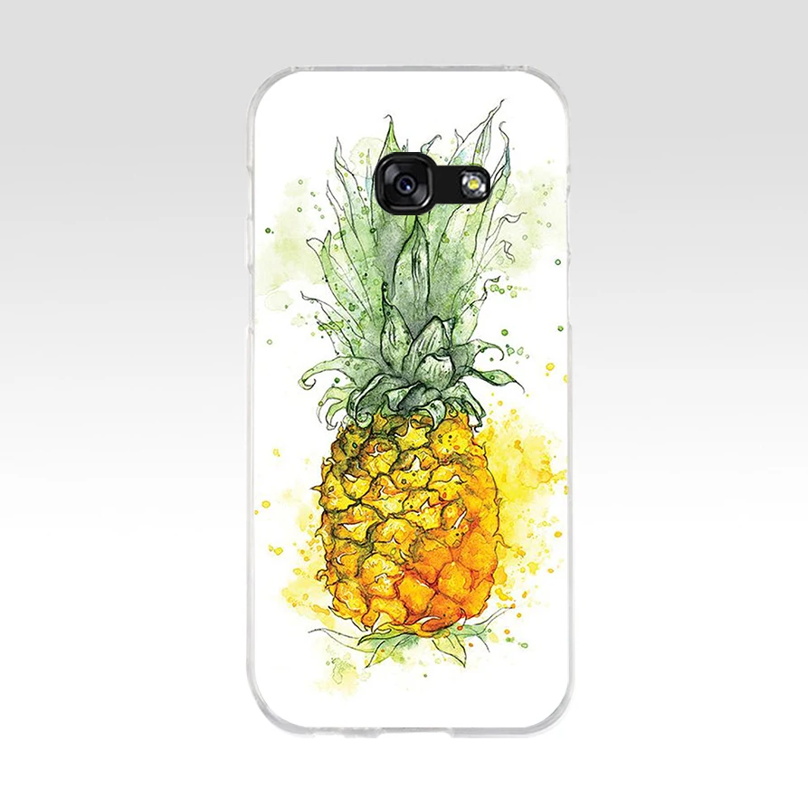 161 ZX ананас ТПУ Мягкий силиконовый чехол для Samsung Galaxy A3 A5 2016 2017 A6 A8 A7 2018 телефона Capa