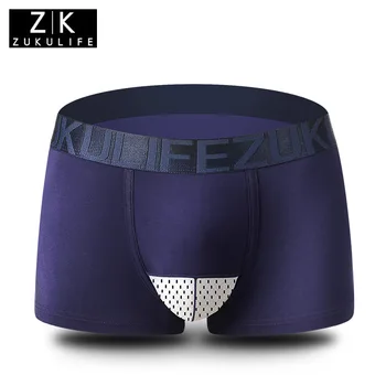 

4PCS/LOT Zk Underwear men's creative 3d in the waist angle underwear modal hollow sexy men's trousers calvin SD001-BX-10D