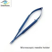 Офтальмологический микроскоп Титан Нержавеющая сталь ручной хирургические ножницы держатель 12 14 16 18 см плоскогубцы для игл иглодержатель