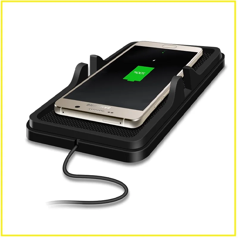 bilder für MLR Univesal Silikon Qi Auto Drahtlose Handy-ladegerät Halter Für Samsung S7Edge/S6 NOTE5/Iphone 6 s plus bilder für MLR Univesal Silikon Qi Auto Drahtlose Handy-ladegerät Halter Für Samsung S7Edge/S6 NOTE5/Iphone 6 s plus