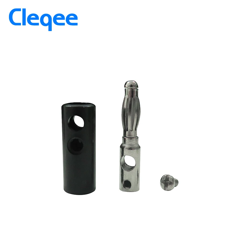 Cleqee P3003 10 шт. 4 мм банановый штекер Адаптер для аудио динамика 5 цветов|Детали