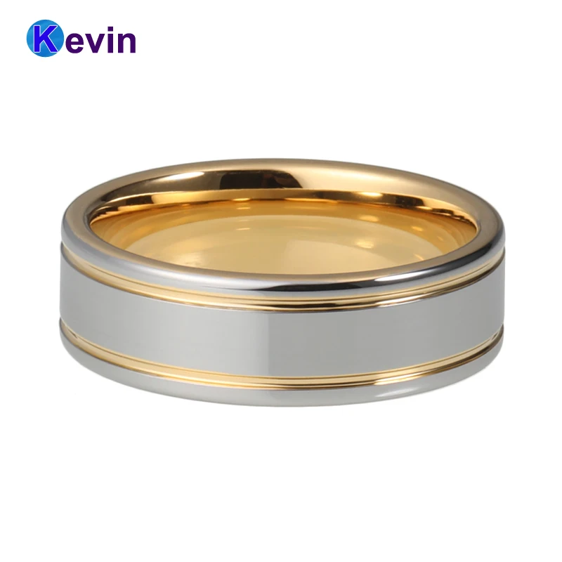 Двухцветное Золотое свадебное кольцо Love forever для мужчин и женщин|ring shape|ring eyering bear |