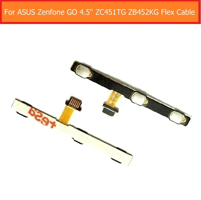 Оригинальная кнопка регулировки громкости гибкий кабель для ASUS Zenfone GO ZC451TG ZB452KG 4," Включение/выключение и питание клавиатуры гибкий кабель