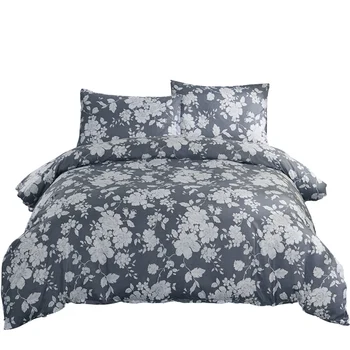 

High Quality Soft Polyester Brushed Microfiber Printed Bedding Set Modern Style Duvet Cover Pillowcase Bed Linings 3PCS / 4PCS