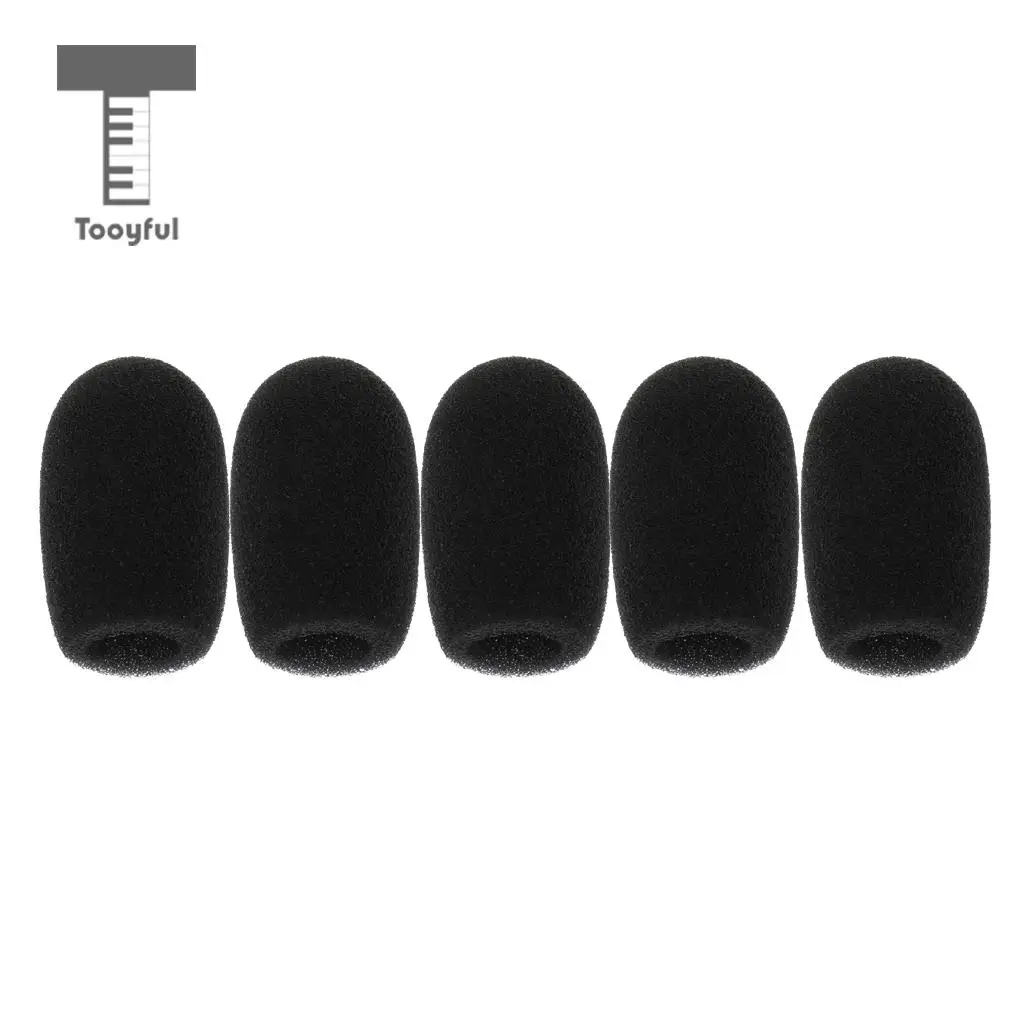 5pcs Microphone Windscreen Foam Mic Cover for KTV Dance Ball Conference Room