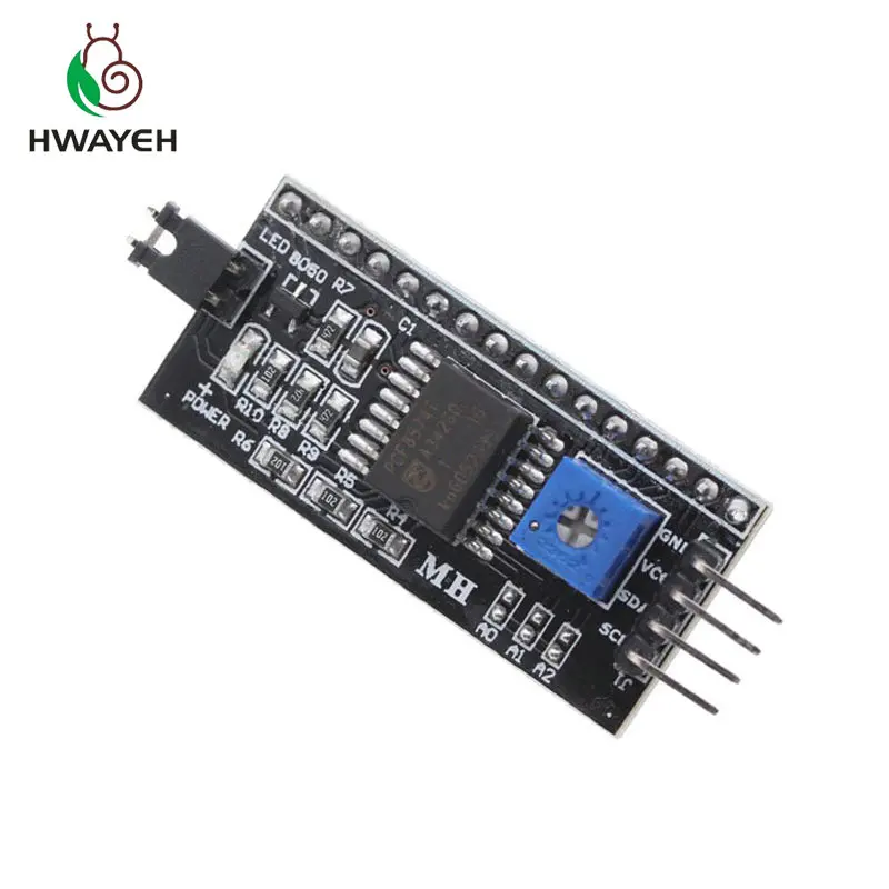 5 шт. 1602 2004 ЖК-адаптер IIC I2C/интерфейс LCD I2C для arduino | Электронные компоненты и