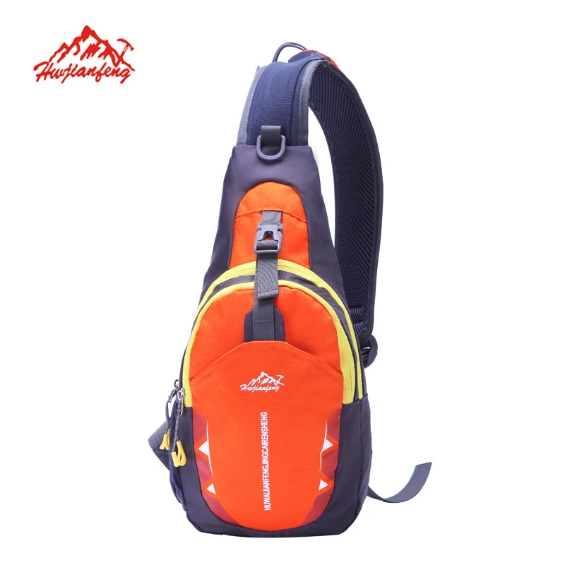 

Multi Colors Cross Body Chest Bag Waterproof Nylon Crossbody Messenger Shoulder Bags Men's Sling Pack Women Sports Running Bag