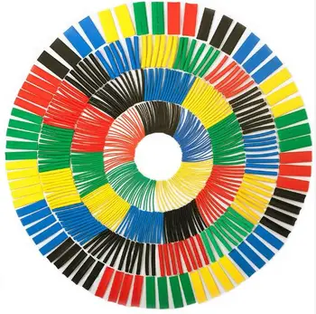 

520pcs/Set Heat Shrink Tube 5 Colors 10 Sizes Insulated Sleeving Assorted Ratio 2:1 Shrinkable Tubing Cable Wrap Sleeves Kit