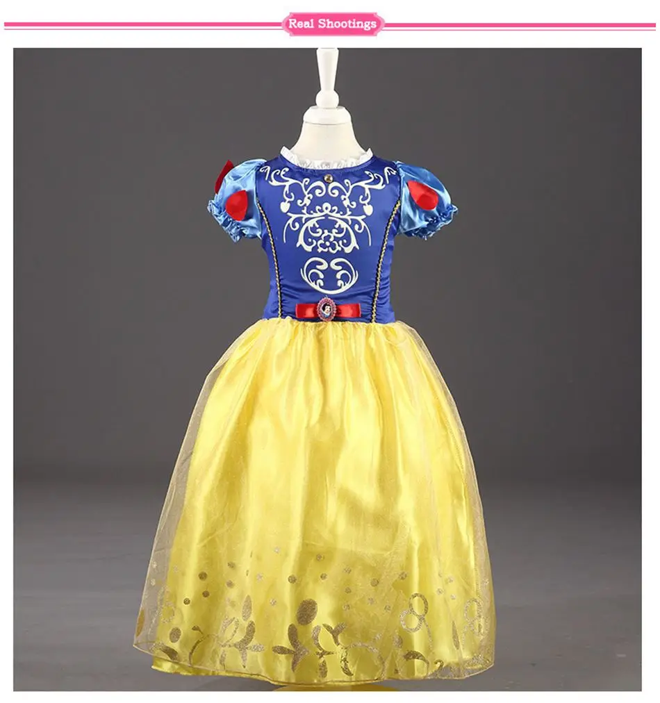 Christmas Gift baby girls Dress Cosplay Costume Party Dress dream Princess Dress 2020 new Year girl clothes 3-10 years old
