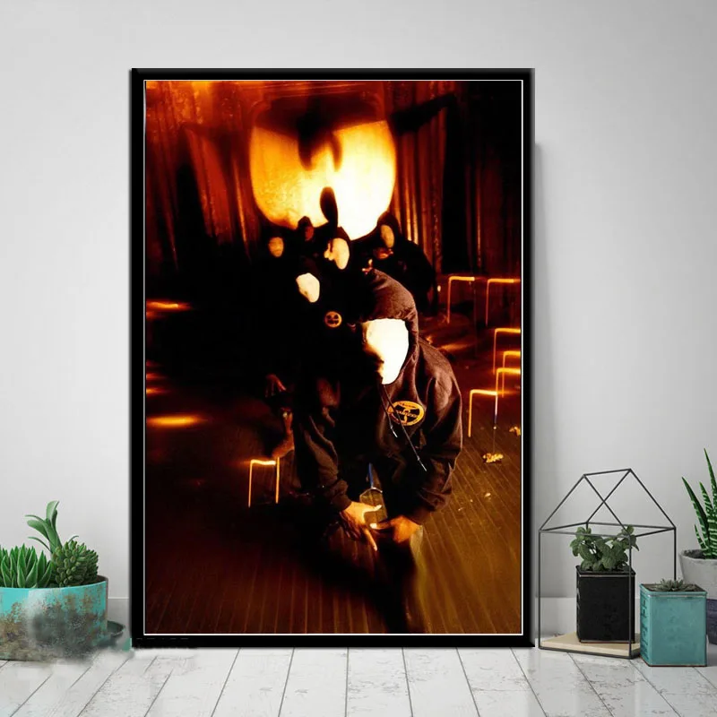 

Poster And Prints Classic Hot New Wu-Tang Clan Rapper Music Group Stars 36 Chambers Wall Art Canvas Painting For Home Room Decor