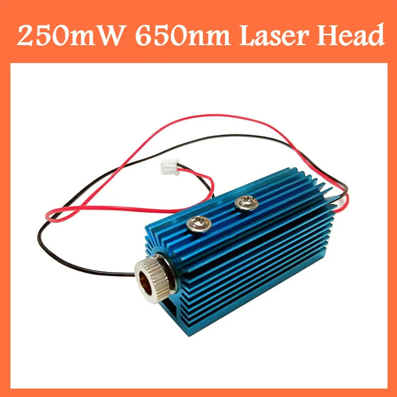 

250mW 650nm Laser Head Red Laser Dot Module Module Engraver Accessory For CNC Laser Carving Engraving Machine
