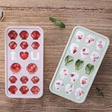 Лоток для льда, форма для изготовления животных, сделай сам с крышкой, форма для льда, новинка, подарок, лоток для льда, летний инструмент для питьевой воды, стекло для льда, зеркальная форма Z315