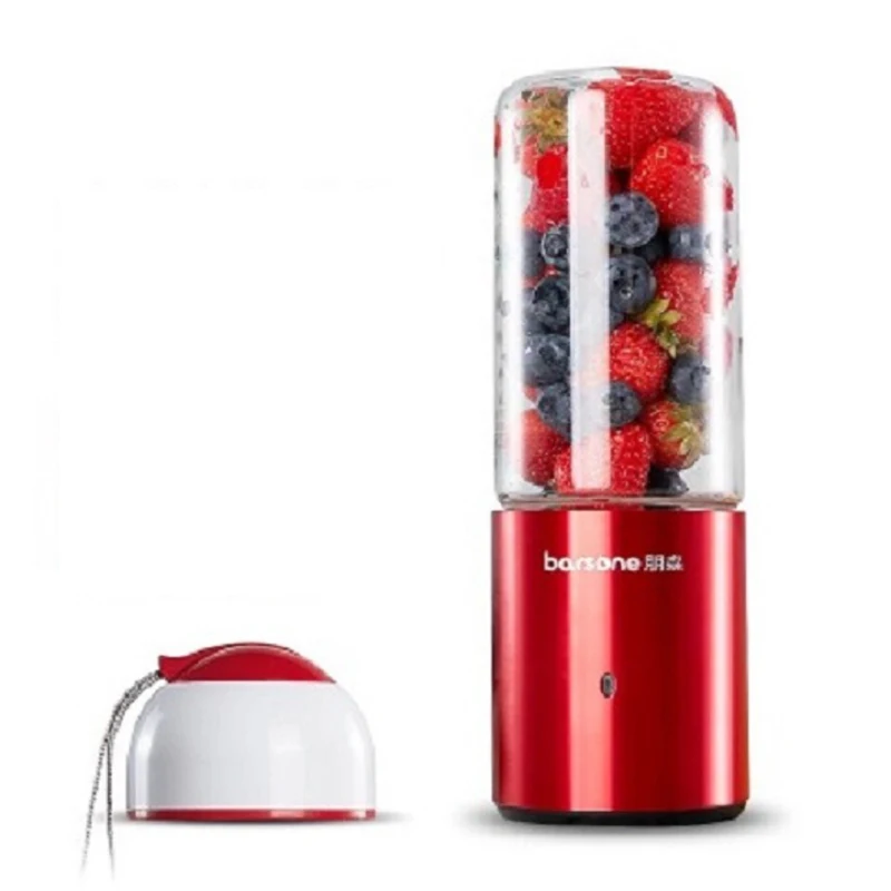 

BARSONE usb Blender Portable Juice Mini Bottle Blender Cup 330ml Aluminum Alloy Base Patent Lithium Battery Recharging 6 Blades