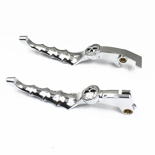 Пара мотоцикл хромированный череп сцепные рычаги для Honda Shadow 400 600 750 1100 CBR600 F1 F2 F3 F4