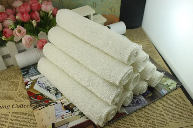 Bamboo Kitchen Towel Strong Decontamination Scouring Pad 10 Pieces Bamboo Kitchen Towel Strong Decontamination Scouring Pad 10 Pieces Bag Dishcloths Rags