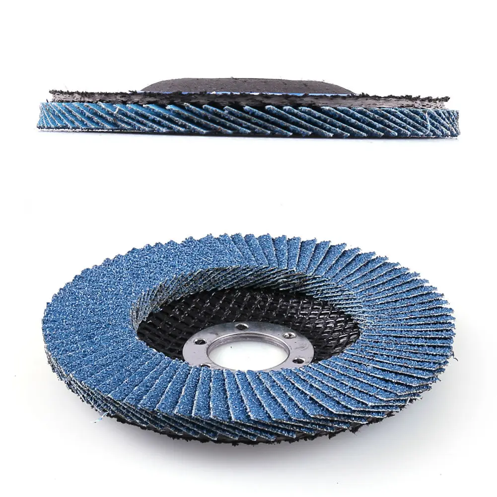 10 pcs 80 Grit 4.5'' Zirconia Angle Grinder Flap Disc Abrasive Sanding Wheels Tool  for Wood Zirconia Outer Sanding Tool
