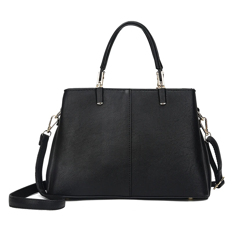 

Bags For Women 2018 PU Tote Bags Large Capacity New Fashion Female Shoulder Bags Solid Simple Design Crossbody Bag Handbags