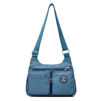 

JINQIAOER 2020 fashion Women Messenger shoulder Bag Vintage High Quality crossbody bags Casual Solid Zipper 8 Colors