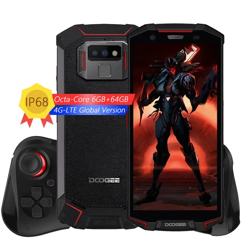 DOOGEE S70 Game Phone IP68 Waterproof Helio P23 Octa Core 6GB 64GB Android 8 1 Wireless Charge NFC 5500mAh 5 99 Inch Smartphone