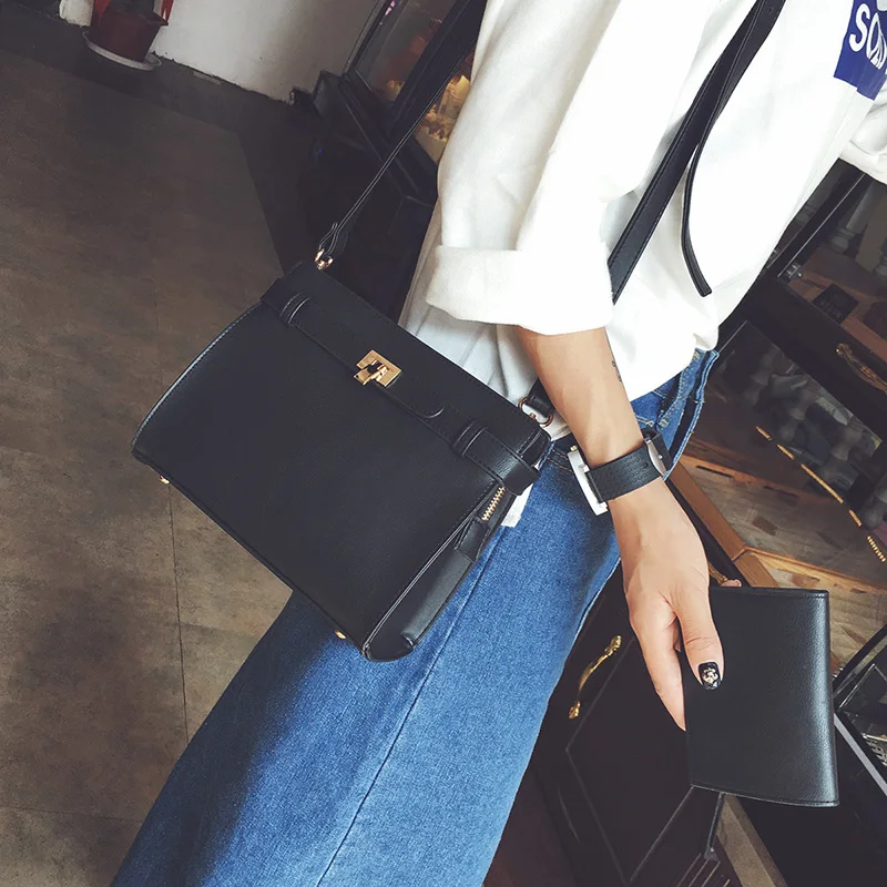 

Small bag 2016 new Korean casual handbag all-match composite platinum package simple single shoulder bag small package