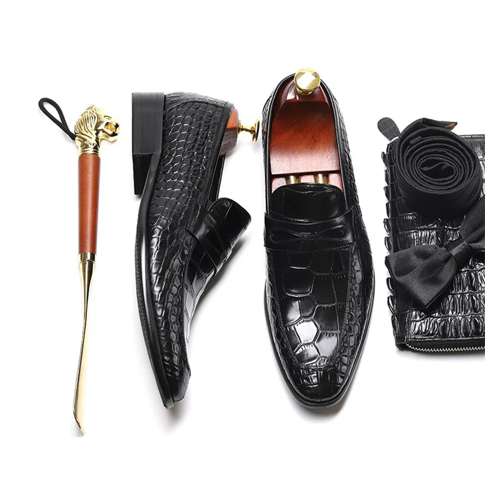 Новые модные летние нарядные туфли для мужчин в британском стиле; деловые модельные лоферы; мужские слипоны из натуральной кожи; офисные туфли ручной работы
