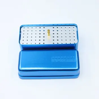 

1PC Dental 72 Holes Disinfection Endo Box Dental Diamond Burs Holder Autoclave Sterilizer Case Burs For Oral Care Tools