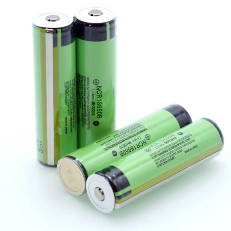 

1/ 2 / 4pcs 100% original 18650 battery 3400mah 3.7v lithium battery for panasonic NCR18650B 3400mah 3.7V flashlight battery+PCB