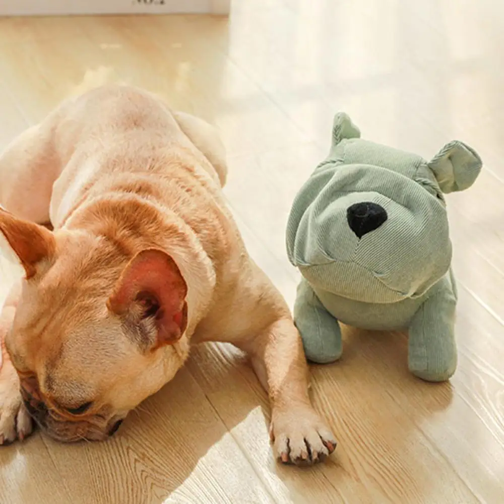 

Pet Cat Dog Toy Chew Fetch Interactive Dog Plush Biting Fun Cat Toy Pet toy plush dog vocal molars bite-resistant toy teeth @16