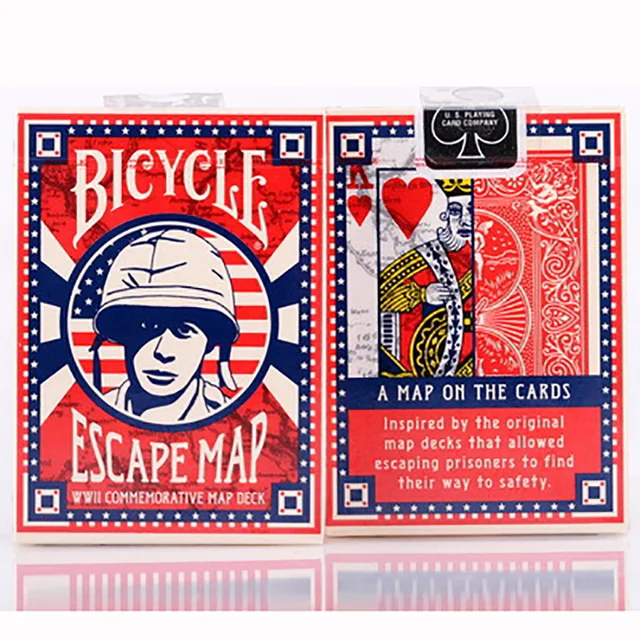 Best Price Bicycle Escape Map Playing Cards Magic Category Poker Cards for Professional Magician Best Price Bicycle Escape Map Playing Cards Magic Category Poker Cards for Professional Magician