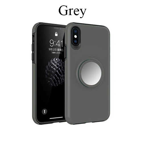 Чехол для Apple IPhone X xs max xr чехол aphone xsmax xmax sx s r cam роскошный магнитный держатель подставки защитные чехлы - Цвет: Grey