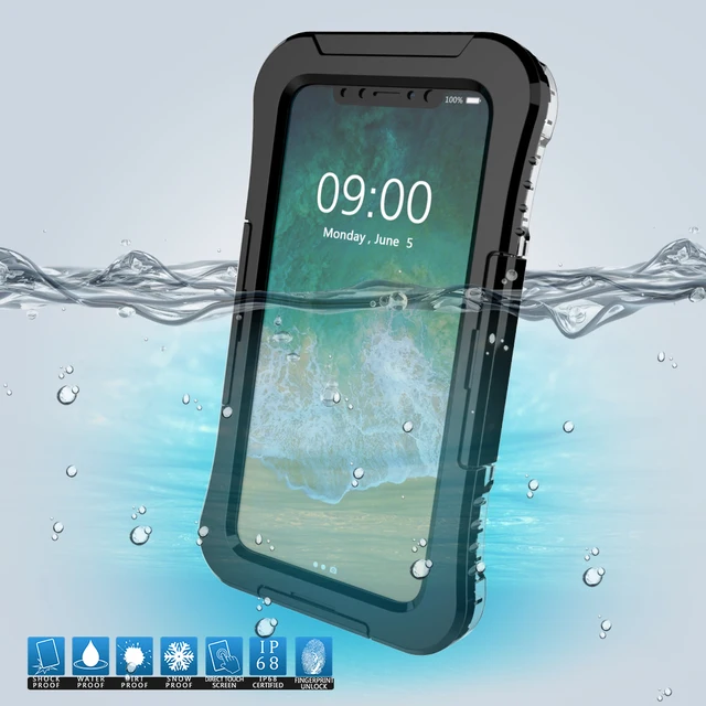 Best Offers LANCASE Waterproof Case For iPhone X Case 360 Shockproof Water Swimming Flip Case For iPhone 8 8 Plus 7 6S Plus Cover Diving Bag Best Offers LANCASE Waterproof Case For iPhone X Case 360 Shockproof Water Swimming Flip Case For iPhone 8 8 Plus 7 6S Plus Cover Diving Bag