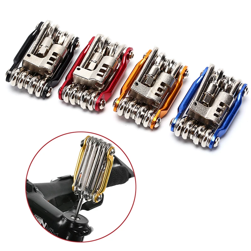 

NEW Multi-tool Bicycle Repair Tools Hex Spoke Wrench Screwdriver 10 In 1 Kit Set Road MTB Bike Portable Cycling Tools