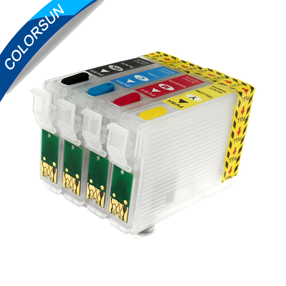 Colorsun перезаправляемый картридж T1281 для Epson S22 SX125 SX130 SX235W SX420W SX440W SX430W SX425W SX435W SX438 SX445W BX305F