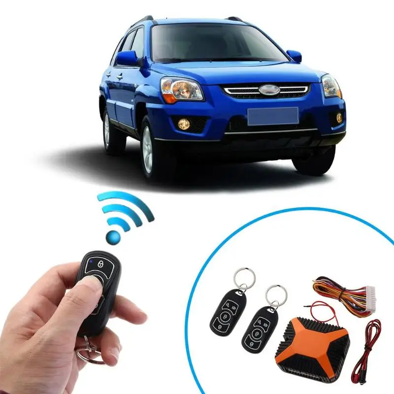 

12V Universal Car Auto Alarm Remote Central Kit Door Lock Keyless Entry System Alarm Systems Security Burglar Alarm Systems