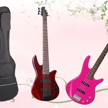 Профессиональный общий электрический бас гитара чехол gig сумка рюкзак транспортный держатель толще ударопрочный водонепроницаемый инструмент пакет