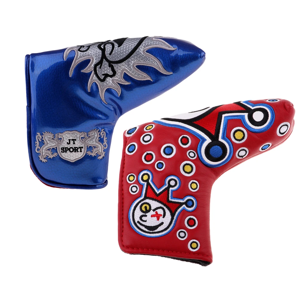 2 قطعة مضرب الغولف رئيس يغطي-نادي الغولف تسكع حامي غطاء-جولف ماليت مضرب Headcovers-مكافحة الصفر و ارتداء مقاومة
