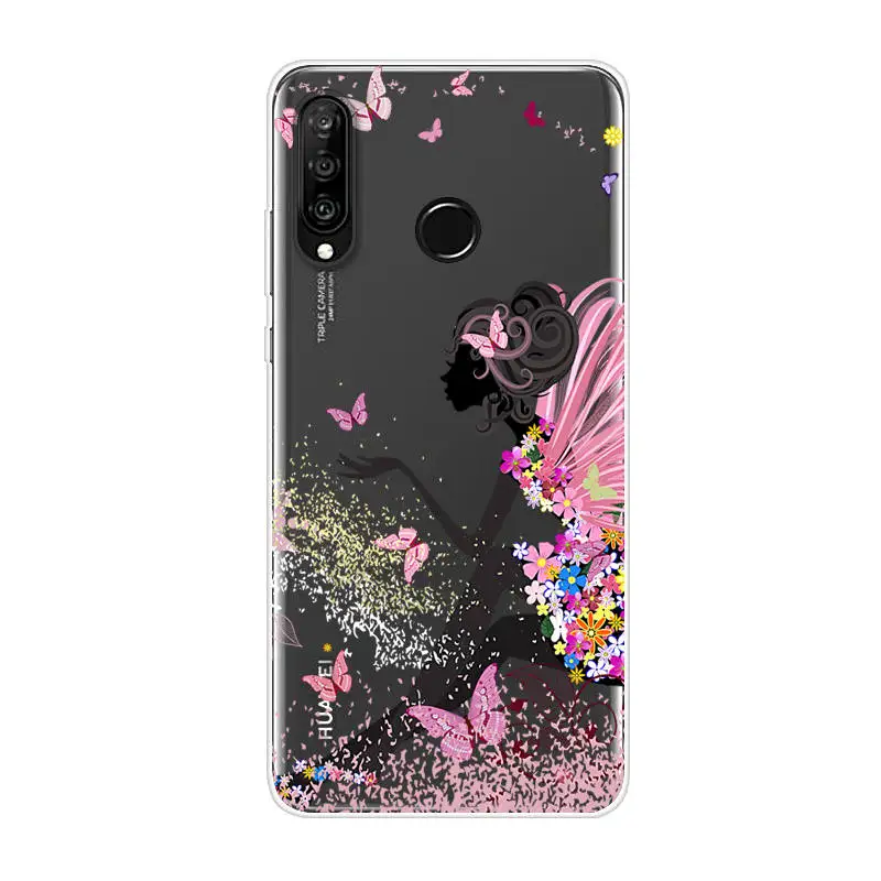 Чехол huawei P30 Lite чехол для телефона huawei P30Lite чехол huawei P30 Lite MAR-LX1 MAR-LX1M P 30 Pro P30Lite Чехол Мягкий Силиконовый ТПУ