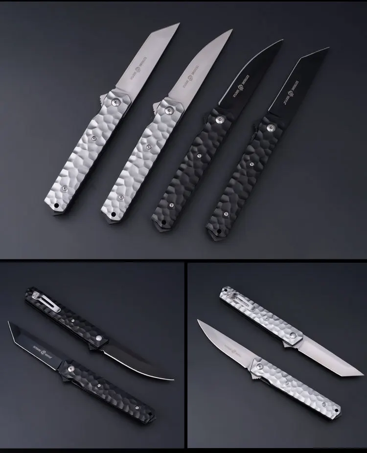 Многофункциональный складной нож для выживания на открытом воздухе 5Cr13, стальной нож для рыбалки, походов, дайвинга, флип-ножи, 4 цвета