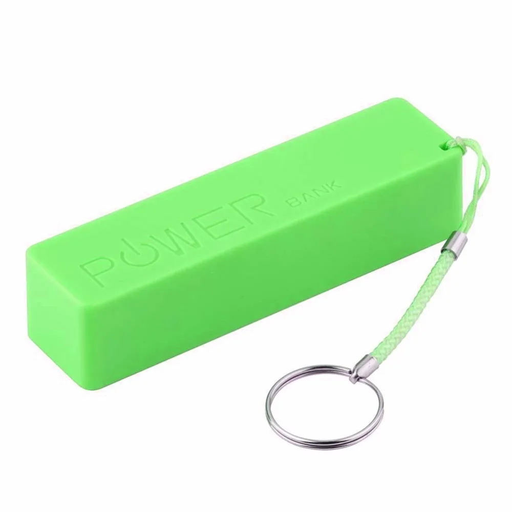 

Power Bank Box Portable Power Bank USB Mobile Charger Pack Box Battery Case For 1 x 18650 DIY Power Bank Box Green