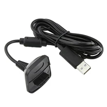 200 шт./партия,, usb кабель для зарядки, умное зарядное устройство для Xbox 360, беспроводной контроллер, черный