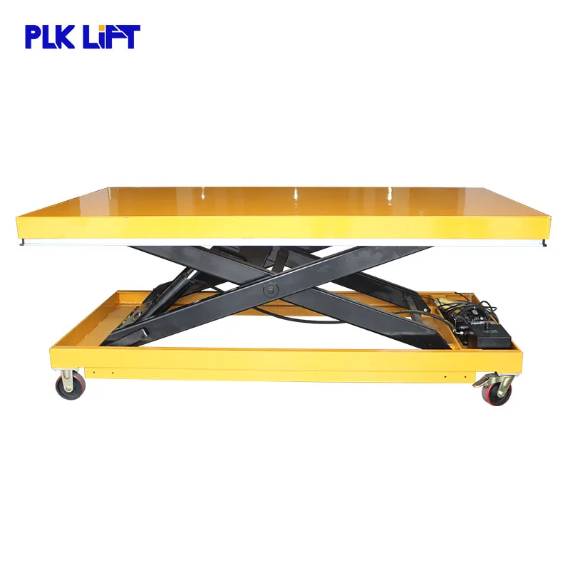 Customsized Hydraulic Scissor Lift Platform with Guide Wheels and Shot Bolts |