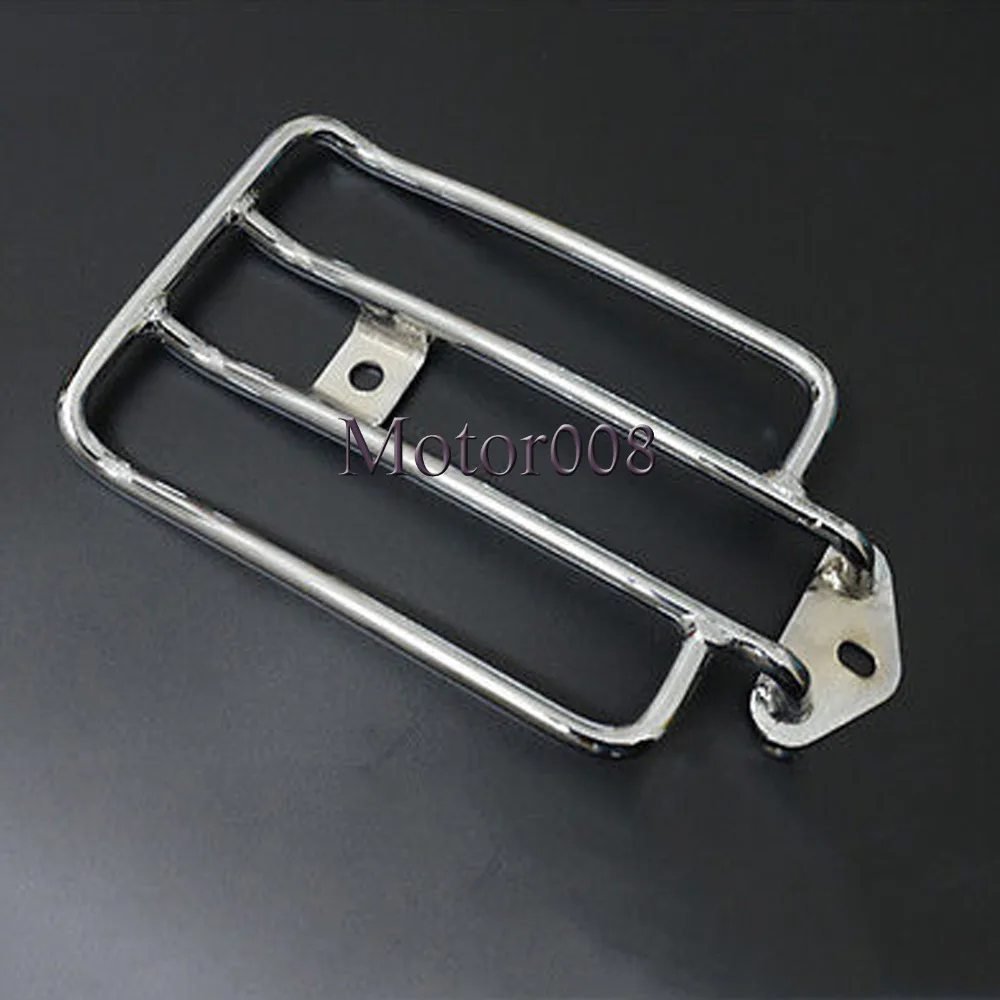 

Chrome Rear Plated Luggage Rack Support Shelf Solo Seat Fits Motorcycle For Harley Davidson Sportster 883N 1200 XL 2004-2012