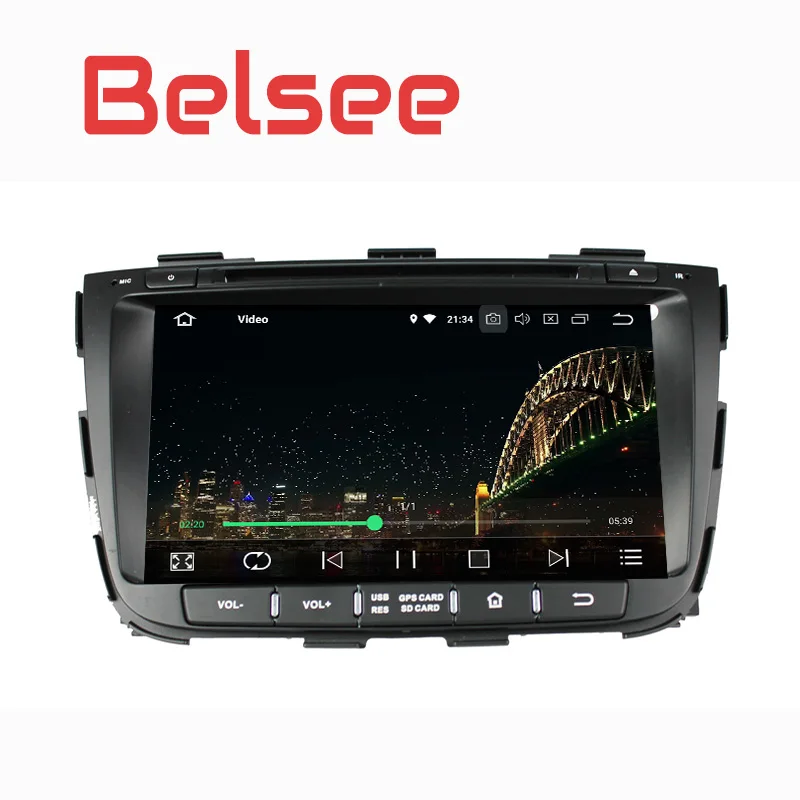 Стереомагнитола Belsee 2012 2013 2014 Kia Sorento на базе Android 8 0 автоголовное устройство с
