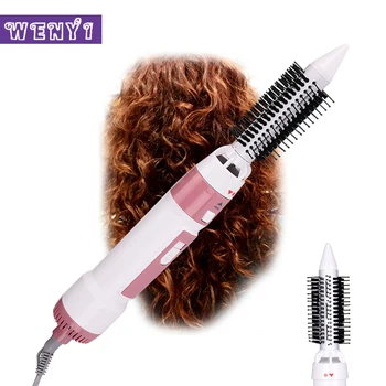 

WENYI 6 HE 1 Multifunctional Hair Curlers Styling Tools Sticks Kinkiness Dryer Machine Comb Free Shipdry & Wet Electric