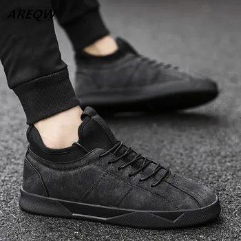 

2019 New Popular Style Men Casual Shoes Lace Up Comfortable Shoes Men Soft Lightweight Outsole