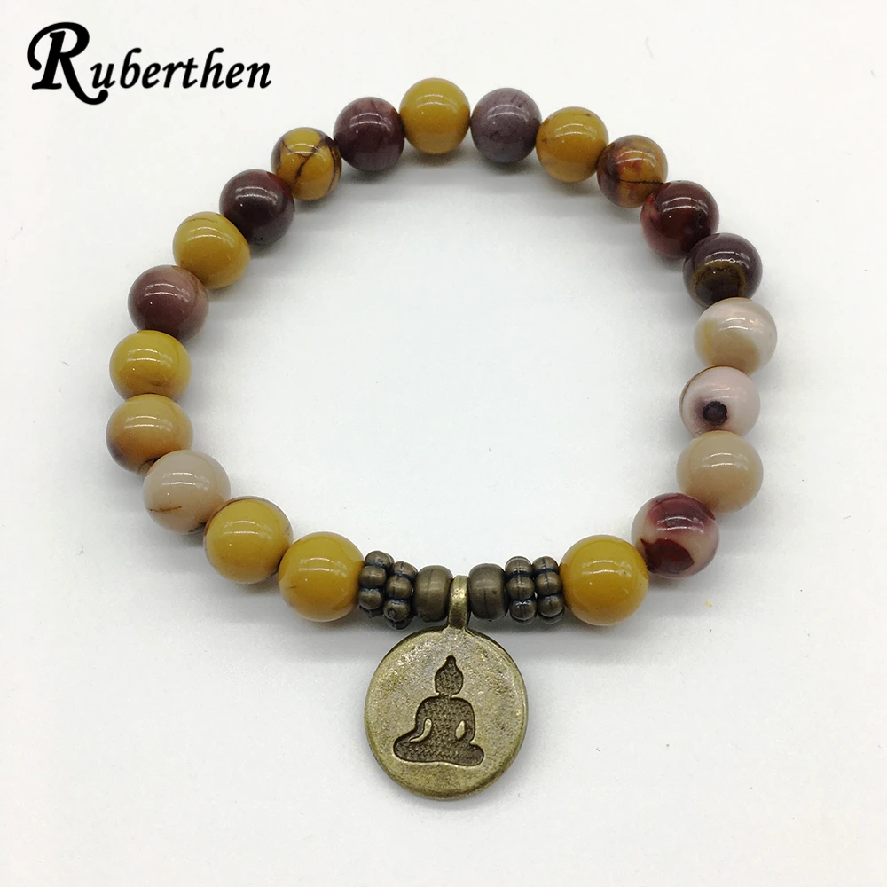 Новое поступление мужской браслет для йоги Ruberthen Искусственный мох