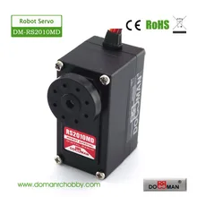 10 шт./лот DM-RS2010MD металлические шестерни для детей до 20 кг по самой низкой цене, цифровой низкопрофильный Серводвигатель для 17 DOF человекоподобный робот servo