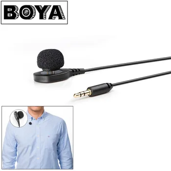 BOYA BY-HLM1 핀 마운트 스타일 캐논 니콘 소니 DSLR 카메라 캠코더에 대한 윈드 스크린과 무지 향성 콘덴서 마이크