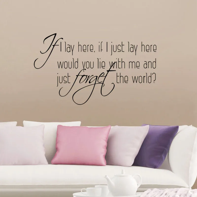 Would You Lie With Me Quotes Wall Stickers Adhesive Household Products